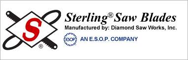 Sterling Saw Blades by Diamond Saw Works, Inc.
